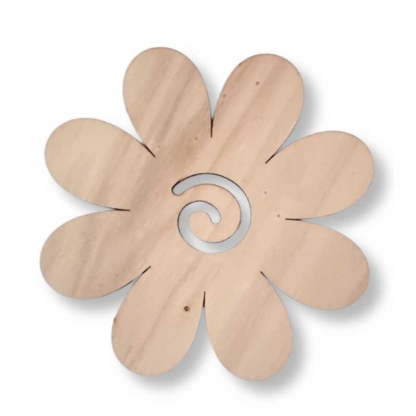 Leseni podstavki za pijačo Rožica - komplet